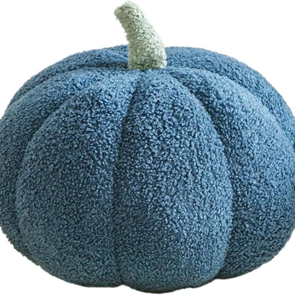3D Simulated Pumpkin Pillow Plush Pillow Sofa Cushion (7.8inch, Olive)