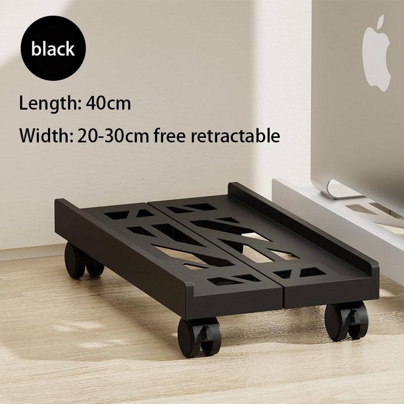 Computer Host Bracket Desktop Household Chassis Tray Mobile Base Telescopic Bracket Heat Dissipation Rack