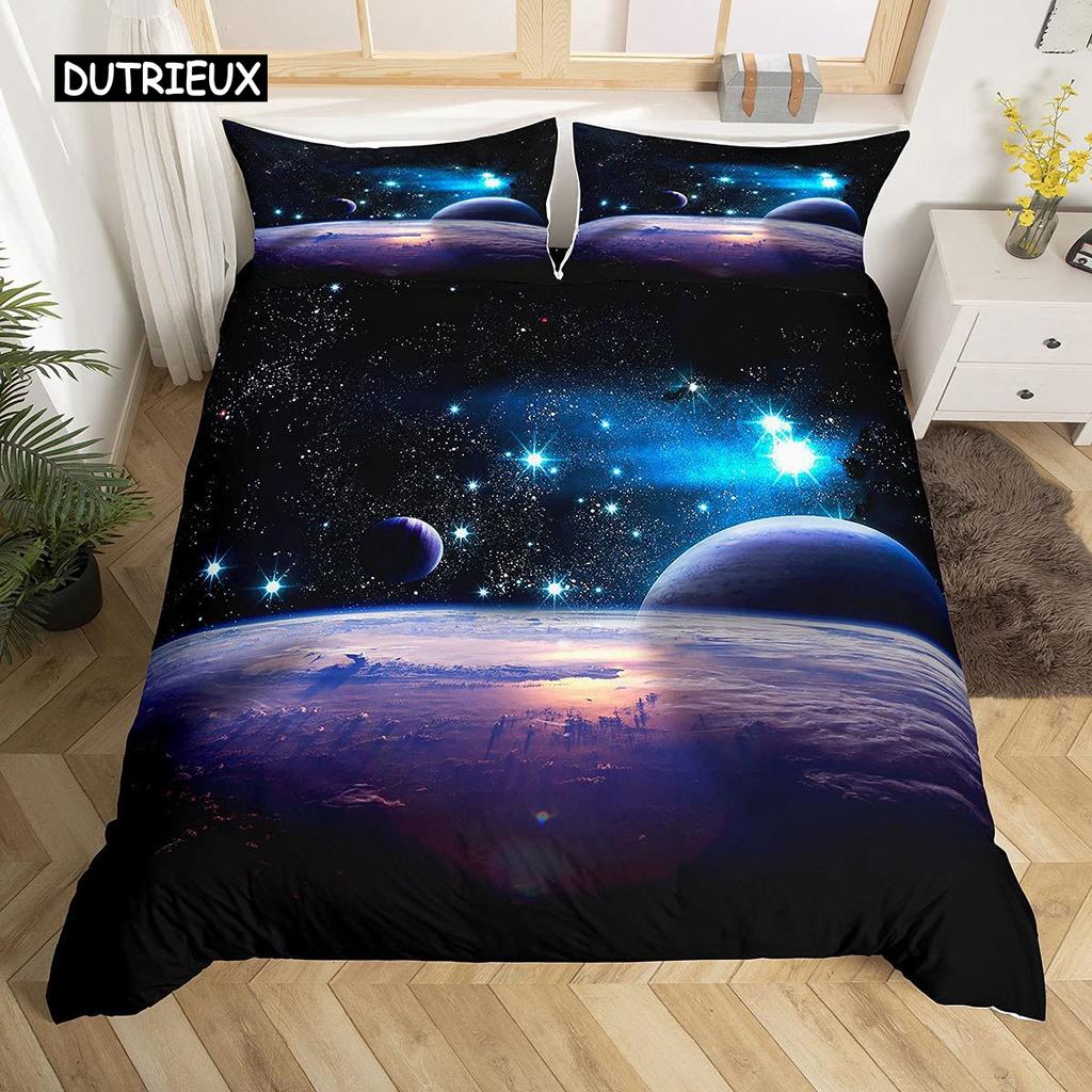 Totenkopf Bettbezug Set Einzelgröße Motte Gedruckt Gothic Stil Bettbezug, Zuckerschädel Muster Botanisches Florales Dekor Bettwäscheset