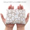 Mary Quant Eco Bag (Beige/Large/Leopard Print) Leopard Print Compact Washable My Bag (Gusseted/Foldable) Sub-Bag 192014-0004-01
