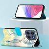 For Motorola Edge 60 5G/60 Fusion 5G Leather Case Pattern Printing Wallet Stand Mobile Cover with Strap