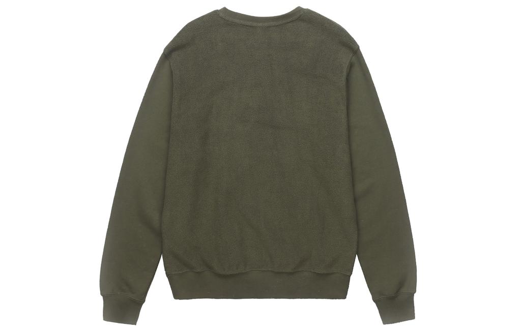 Nike Sweatshirts Men's Olive Green Stand Collar Moderate Other DQ4584-222
