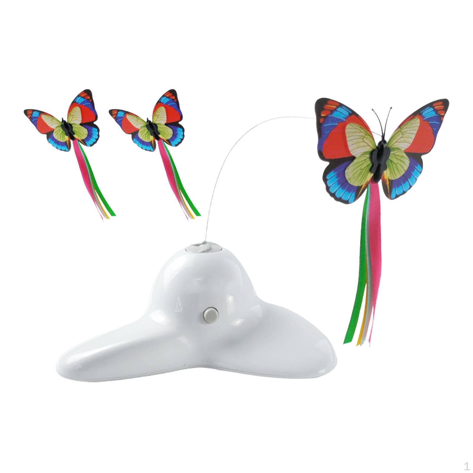 

Автоматическая игрушка для кошек, интерактивные электрические игрушки-бабочки, вращающиеся для игры котенка