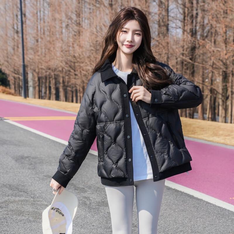 

YAYA Women s YE5B601007P Lightweight Lapel Down Jacket M