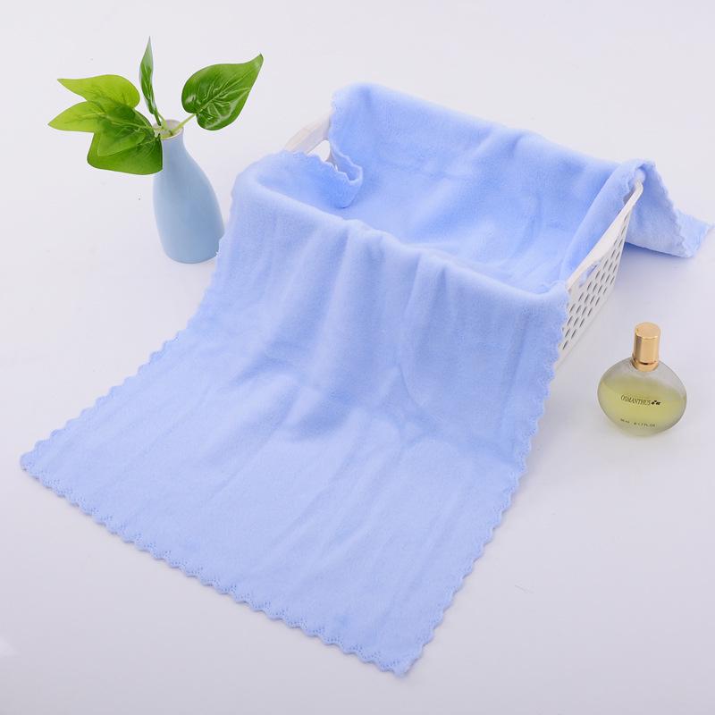 Trendy Coral Fleece Face Towel: Soft, Absorbent, Thickened, with Waistband - Ideal Gift.