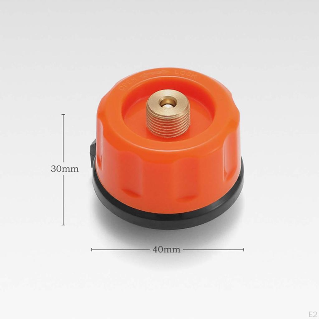 Cylinder Canister Gas Tank Adapter Converter Picnic Burner Conversion Head Barbecue Output Auto