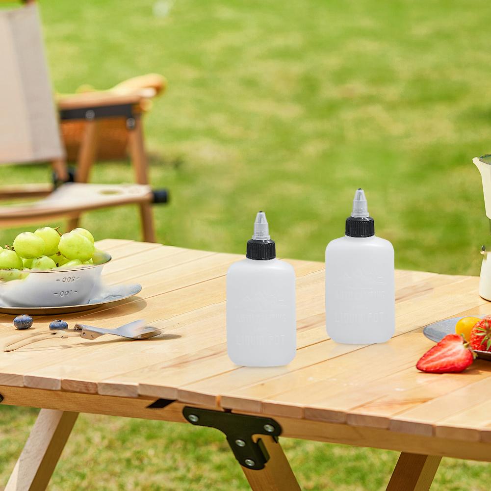Camping Seasoning Container Dispenser 100ML Portable Sealed Seasoning Bottle Barbecue Sealed Seasoning Container BBQ Accessories