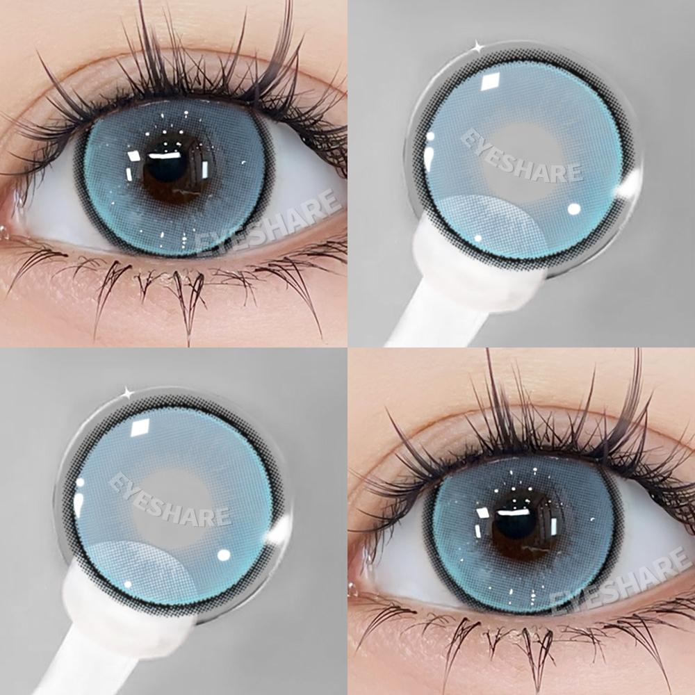Eyeshare Contact Lenses For Eyes Doll Eye Bubble Soft Contact Lens Case Makeup Yearly Contacts