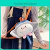 Sea Cartoon Animal Plush Backpack Ergonomic Straps For Kindergarten Schoolbag