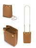 Original 2025 Genuine Leather Bucket Phone Bag - Fashionable, Simple, Exquisite Single Shoulder Crossbody Bag