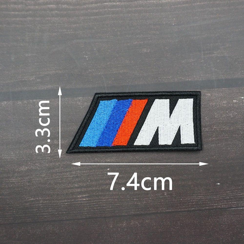Car Small Embroidered Patch Iron On Patches Clothing Thermoadhesive Patches Sticker For BMW M E46 E39 E60 E90 E91 E36 E87 F10 X3