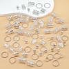Metal Construction Dreadlock Hair Beads Hollow Out Design Multi Style Hair Braiding Cuffs Clip On Loc Hair Jewelry Girls Hair