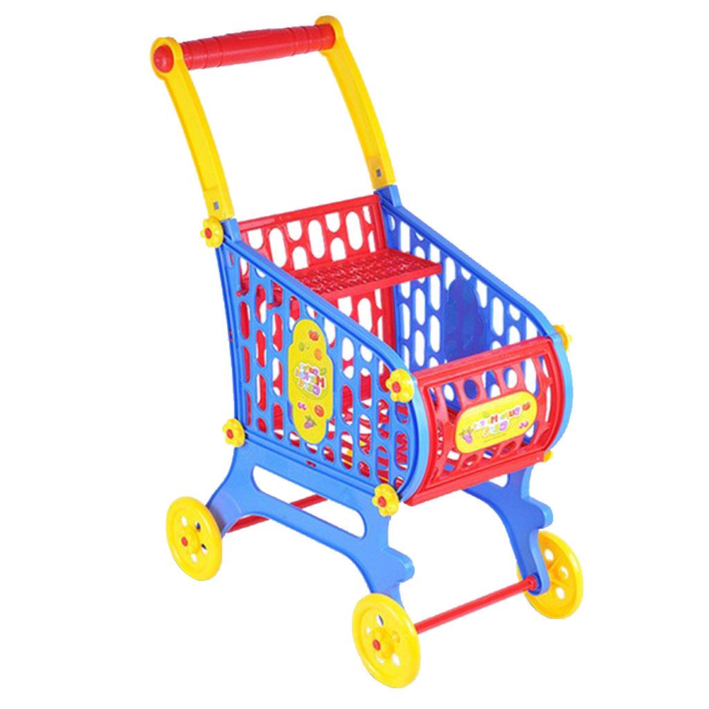 Precious Plastic Shopping Cart Handcart for Kids & Toddler Pretend Play