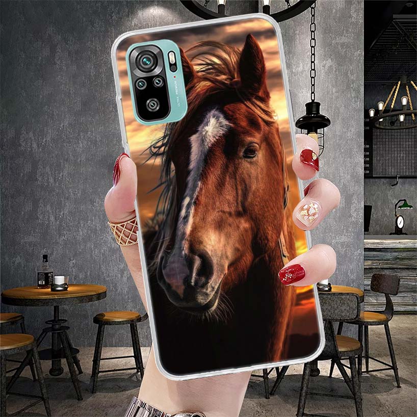 Horse Great Beauty Galloping Soft Phone Case For Xiaomi Redmi Note 15 14 14S 13 12 Pro Plus 12S 11 11S 11E 10 10S 11T 5G Fundas