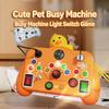 LED Light Switch Busy Board Toddler Montessori Early Education Learning Toy Logical Thinking Training Game Board Children Gifts