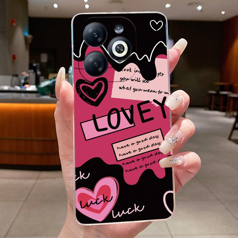 Casing For infinix Smart 8/Smart 8 Pro Luxury Dragon Cute Cool Boys Girls Soft silicone Phone Case Back Cover Transparent Shell