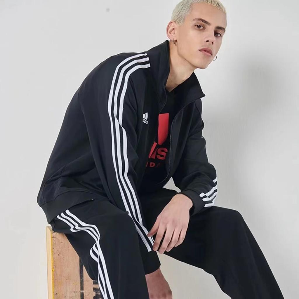 Adidas Originals 3 Stripes Jacket Unisex Black White TR30JR-BW
