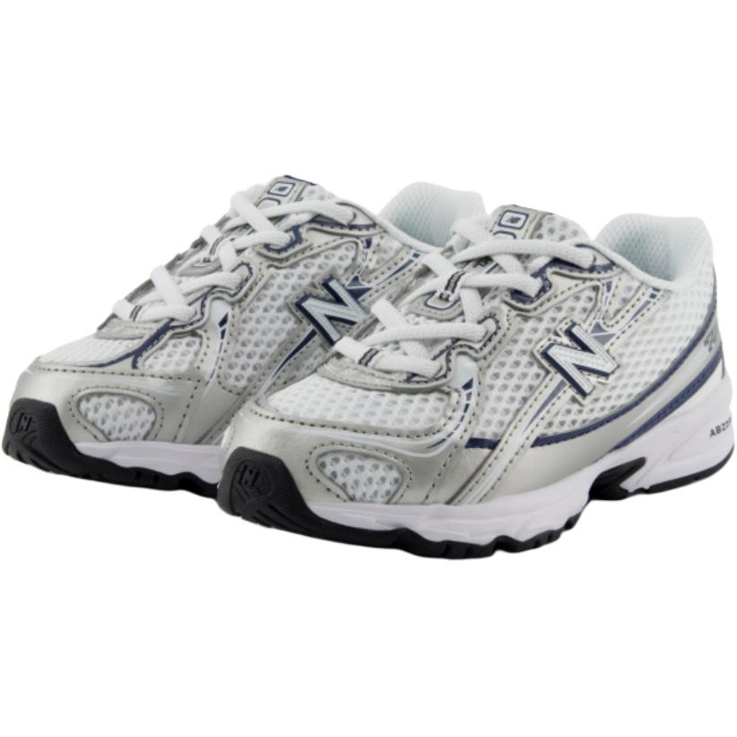 New Balance 740 Bungee Lace Toddler Navy White Baby Sneakers IZ740WN