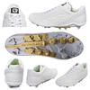 Bimoro Baseball Straby Double B High School and Gold World Easy to Game Cleats, #1090, Baseball, Boys' Seniors', Teeth, Wing, White, Use, Practice,