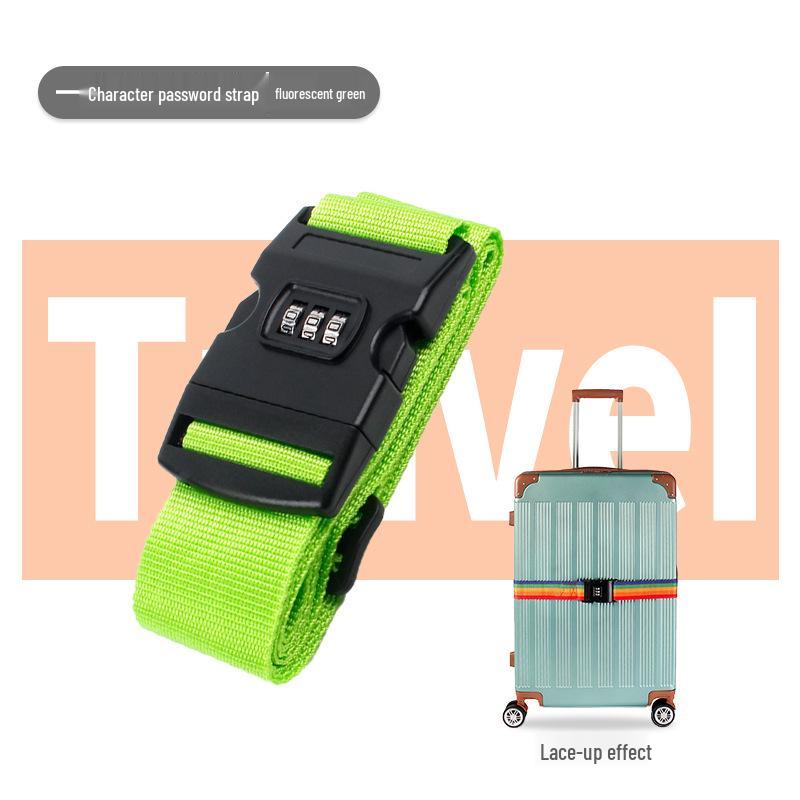Polypropylene One-Word Luggage Strap for Suitcase Reinforcement with Wheels