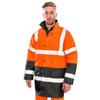 Result Adults Unisex Core Motorway Two Tone Safety Jacket