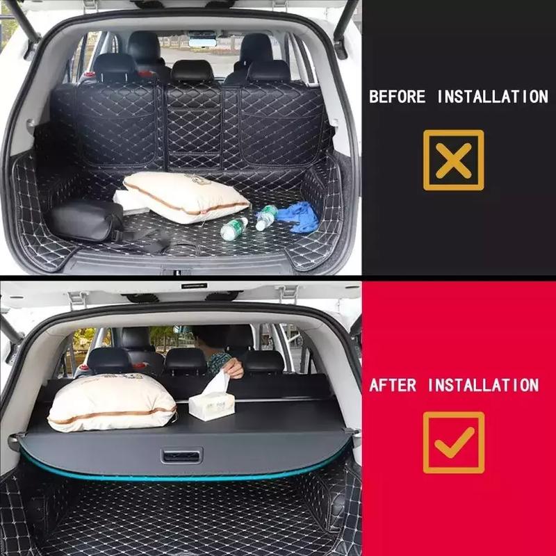 Rear Trunk Privacy Screen Cargo Cover Retractable for Geely Atlas Boyue L 2022-2024 Rear Luggage Storage Security Shield Curtain