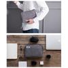 1Pc Black Green Storage Bag Electronic Accessory Organizer Portable Usb Data Cable Charger Plug Travel Waterproof Organizer