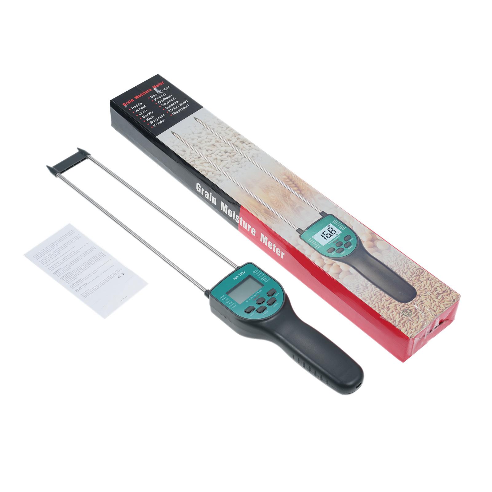 

Цифровой измеритель влажности зерна, гигрометр, используемый для измерения влажности зерна кукурузы, пшеницы, риса, фасоли, арахиса чёрный