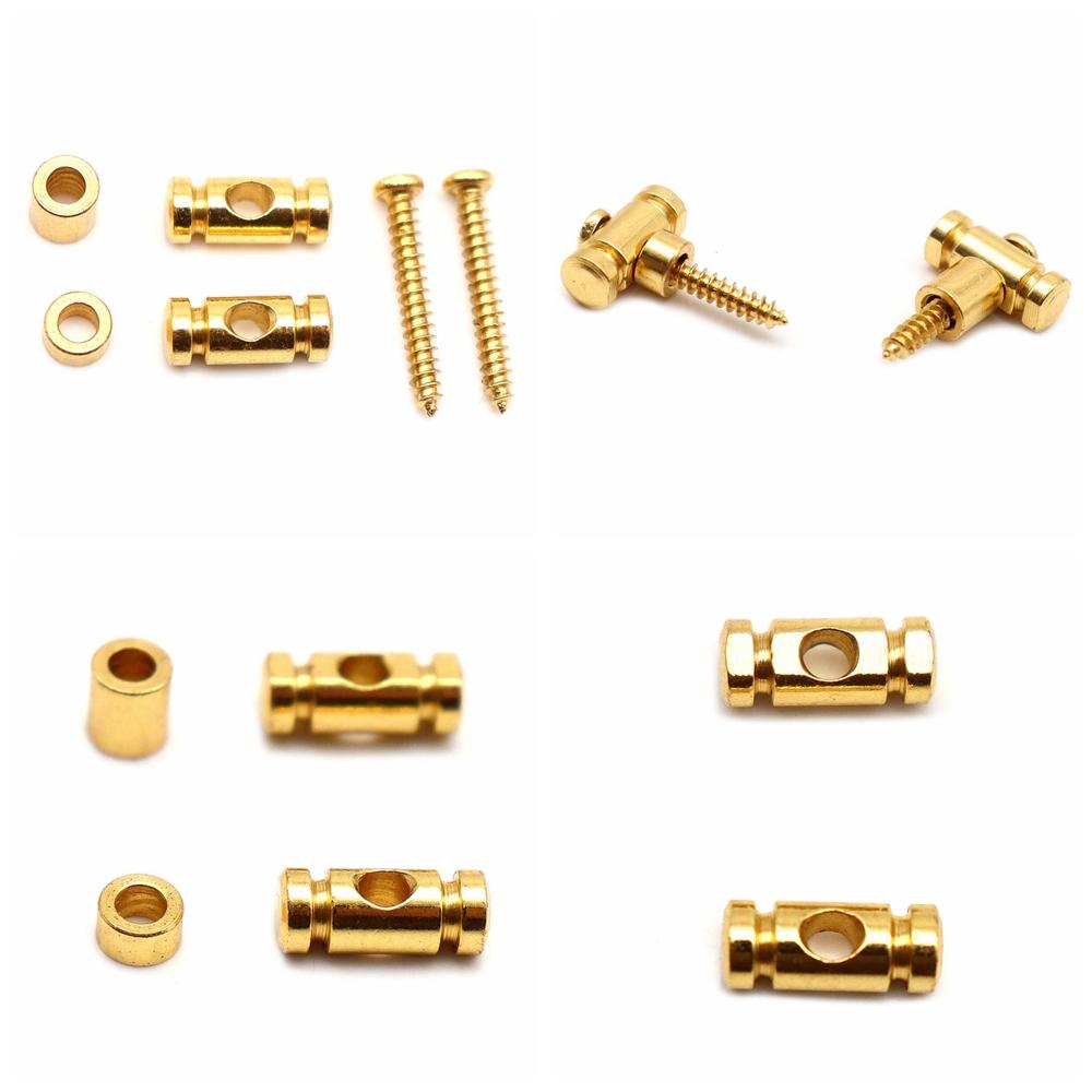 2pcs Electric Guitar String Retainer Metal Guitar String Tree for Guitar Strings with Mount Screw