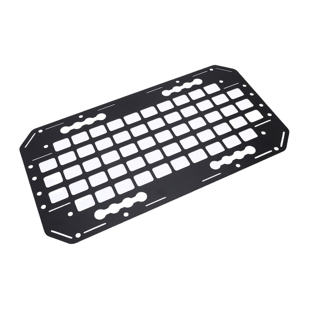 Truck Bed Molle Panel 10.51x19.25x0.08in Aluminium Side Truck Bed Molle Panel Rack System for Sedans SUVs Pickups