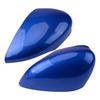 1Pair Blue Rearview Mirror Indicator Light Cover For Ford Fiesta MK7 2008~17
