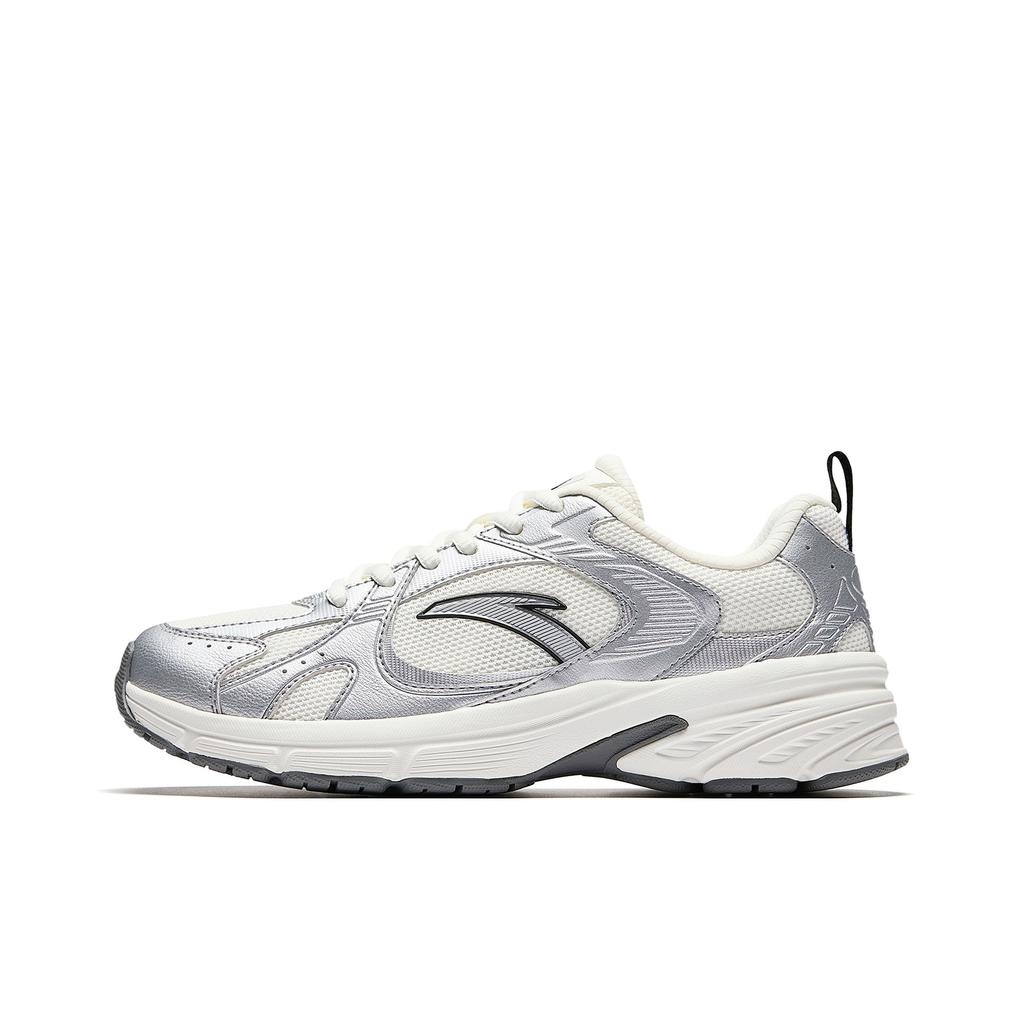 Anta AT804 Millennium Retro Trendy Versatile Lightweight Durable Cushioning Low-Top Lifestyle Casual Shoes Women Sneaker Silver 922548866-1