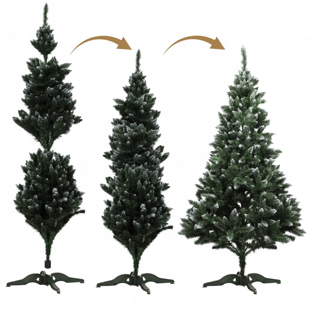 KADAX Künstlicher Weihnachtsbaum Diamanttanne 220 cm Dicht