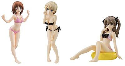 Gasha Portraits Mädchen Panzer Final Chapter Typen Set Bandai Gashapon & [3 (voll komplett)]