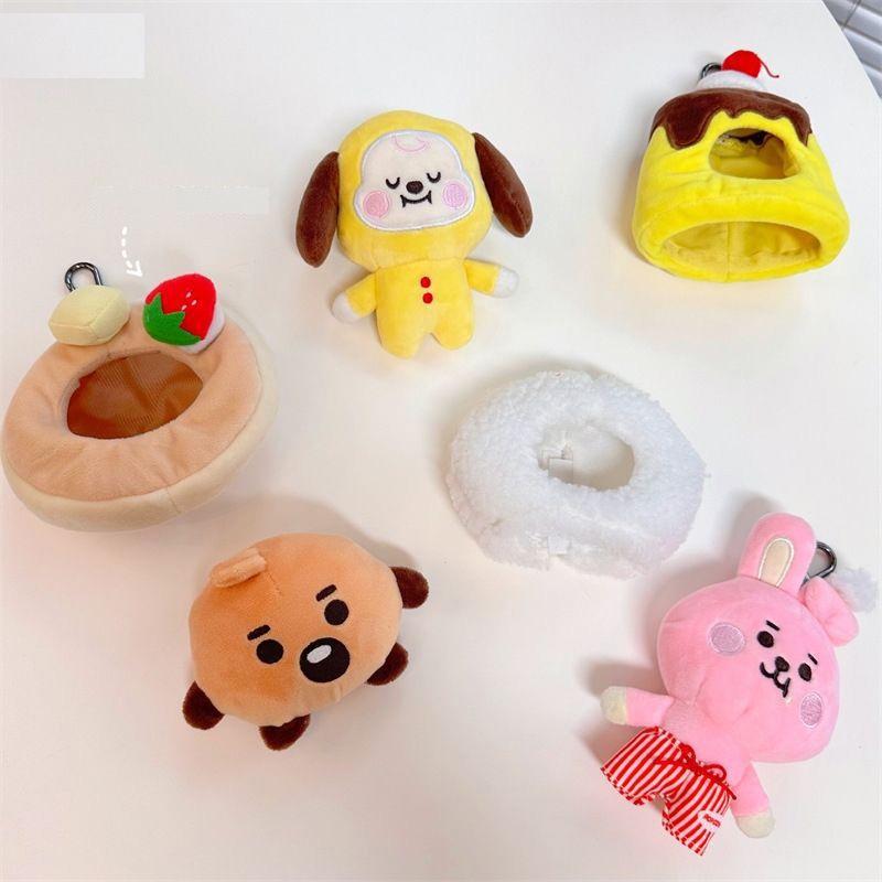 394in Bts Plush Keychain Animal Stuffed Doll Backpack Pendant Toy Fans Gift