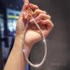 Glänzender Strass-Handy-Anhänger Lanyard Abnehmbarer Riemen Schlüsselanhänger Handyhülle Dekoration Lanyard-Kette Mit Dichtungsclip
