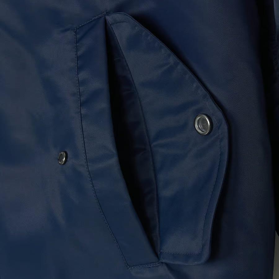 New MLB Puffer Jacket Unisex Marine Blue 3AJPB0151-50NYS