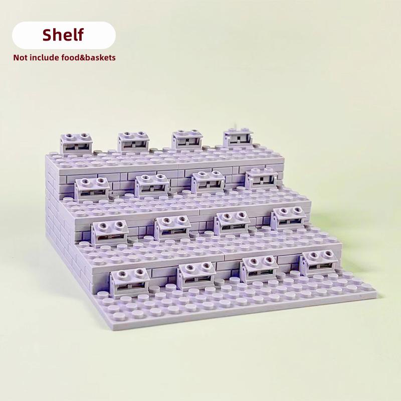 

MOC Конструктор Місто Друзі Їжа Хліб Піца Чіпси Фрукти Курка-гриль Частини Аксесуари Цеглинки Сумісні Класичні Іграшки Дитина