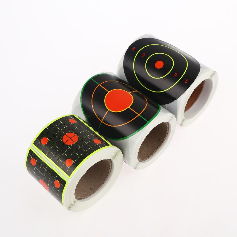 Self Adhesive Splash Shooting Target Paper Square Shape for Portable Outdoor Hunting Training Practice