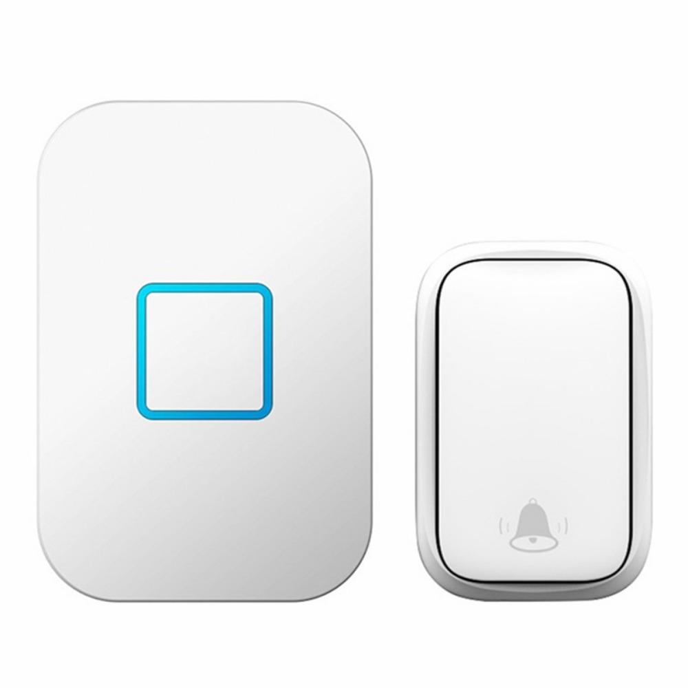 Waterproof Smart Doorbell 60 Chimes Door Chime Kit Long Range Welcome Doorbell  Remote Control