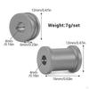 1 Set RC Car Rear Isolator Compatible 1/7 Lightweight Aluminum Alloy Support Long- Strength
