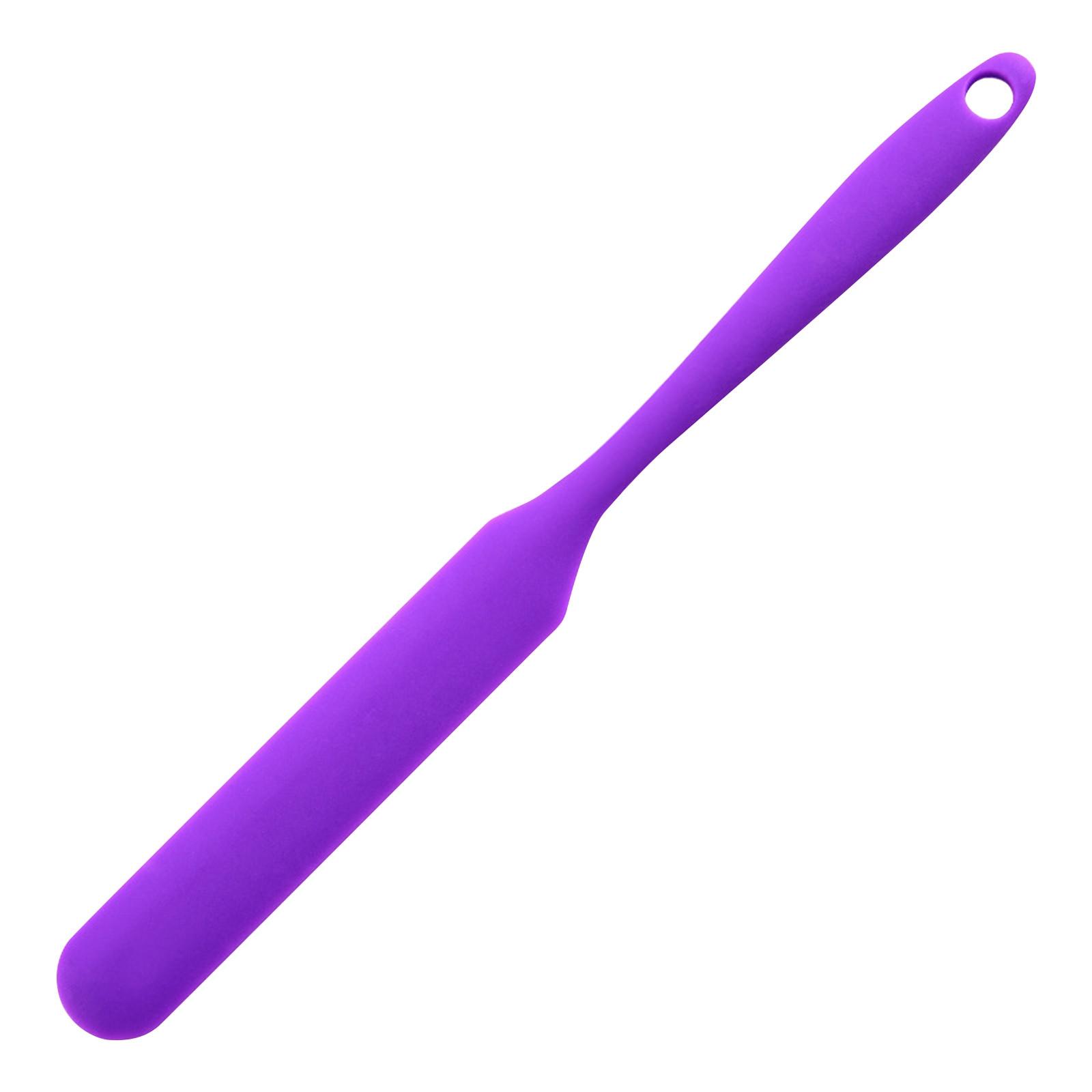 

Silicone Jar Spatula, Spatulas Kitchen Set, Heat Resistant Spreader For Baking Mixing Cake Cream Butter Scraper One Size фіолетовий