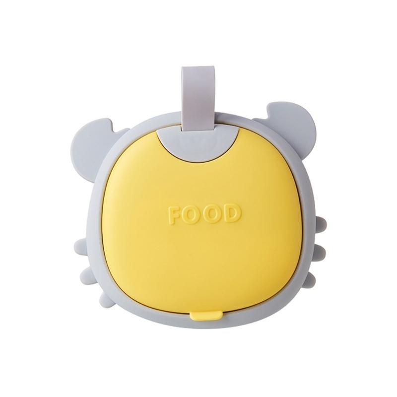 

Silicone Tableware Set Supplementary Food Bowl Training Fork Spoon and Food Scissors Convenient for Travel and Outdoor 1 жёлтый