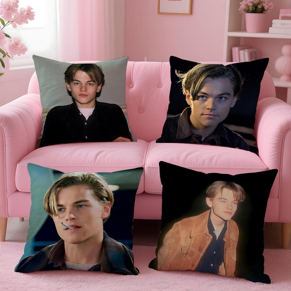 Movie - Leonardo Dicaprio Cushion Cover Cushion Cover Set 4Pcs 50X50 45X45 40X40 Pillowcase Decorative Sofa Home Decor