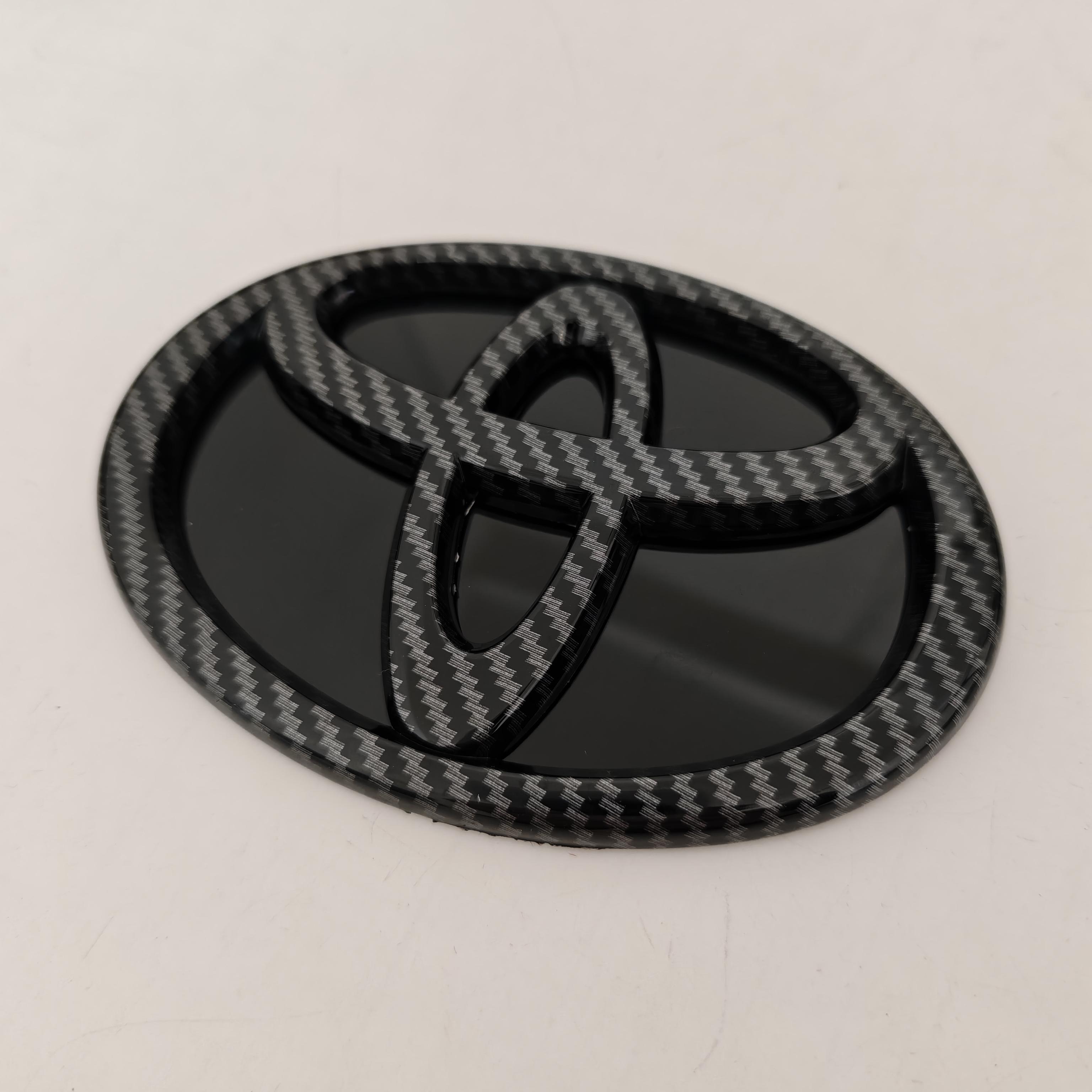 

2026 Новий Для Toyota Модифікований Чорний Нижній Передній Значок Решітки Багажника Логотип Автомобіля Підходить для Toyota RAV4 CAMRY COROLLA LANDCRUSER RA 19cm X 13cm