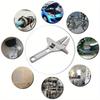 Universal-Aluminium-Schraubenschlüssel, multifunktional, große Öffnung, verstellbar, für Badezimmer, Handwerkzeuge, für die Reparatur von Sanitäranlagen im Haushalt