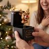 Spring Mechanism Printed Christmas Toy 3D Pop Up Pop-Up Magic Box with Action, Xmas