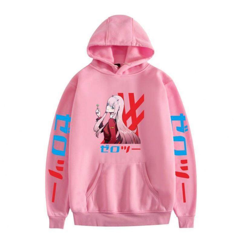 Anime Darling In Franxx Zero Two Kapuzenpullover Unisex Oversized Lässiger Pullover
