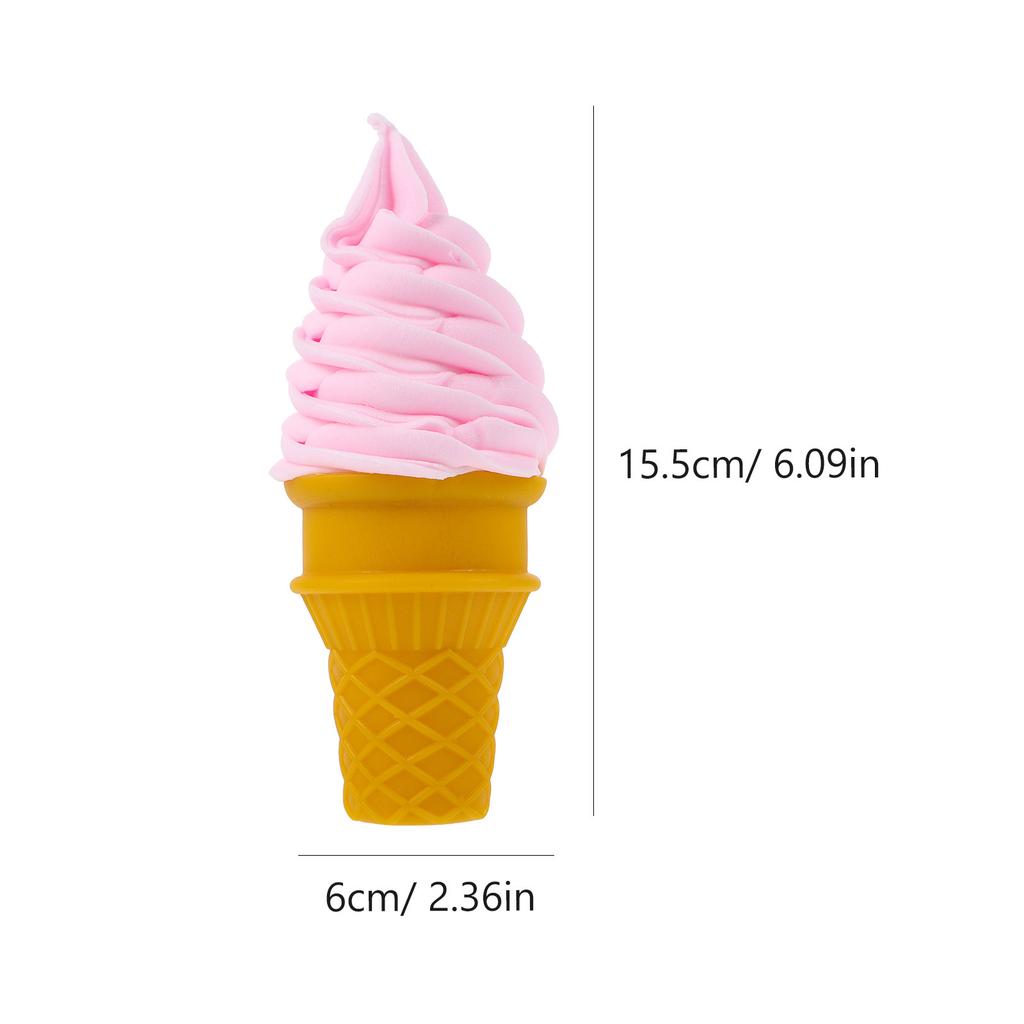 2Pcs Decorative Ice Cream Prop Wonderful Realistic Shape Artificial Ice Cream for Display Photography Prop Cafe Bar Accessories