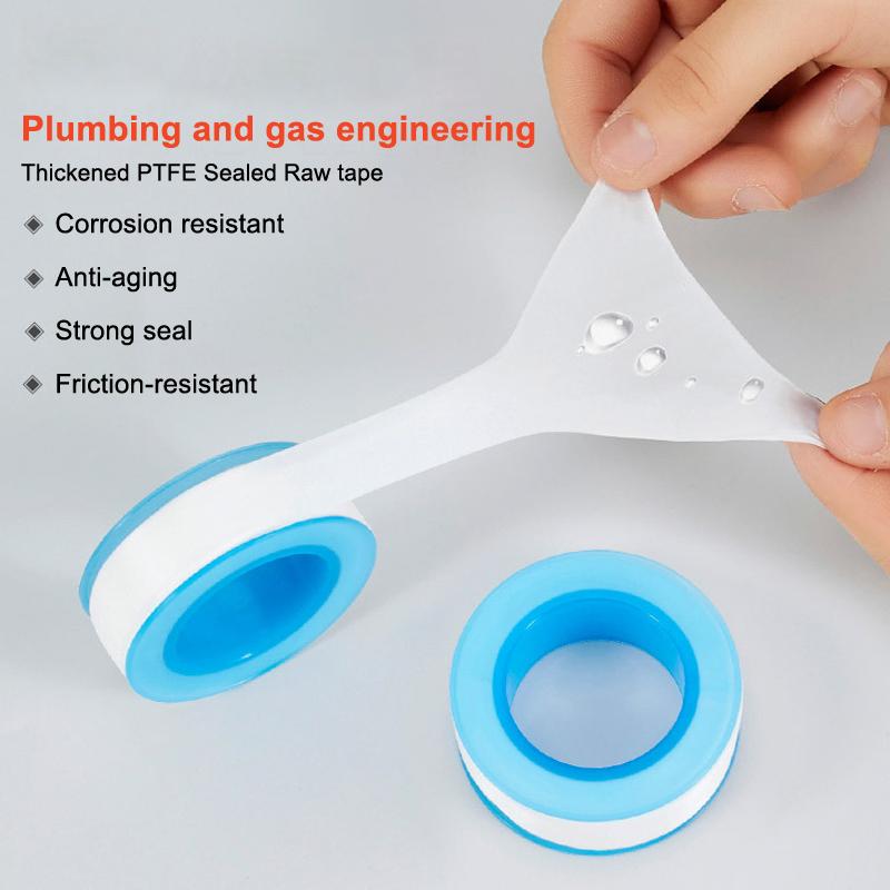 Roll PTFE Pipe Thread Sealing Tape, Water and Gas Resistant, 1/4M, Engineering Grade, Evacuum Duct Tap